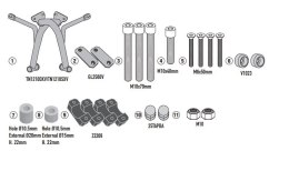 KAPPA GMOLE OSŁONY SILNIKA HONDA CL 500 '23-'25 KOLOR CZARNY