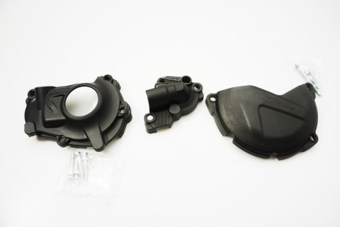 POLISPORT ZESTAW OSŁONA POKRYWY (DEKLA) ALTERNATORA ORAZ OSŁONA POKRYWY SPRZĘGŁA I OSŁONY POMPY WODY YAMAHA YZ 450F '18-'22 (846