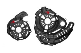RACETECH (RTECH) BOCZNE OSŁONY SILNIKA Z TECHNOPOLIMERU KOMPLET T7 REVOLUTION YAMAHA TENERE 700 '19-'24 KOLOR BLACK