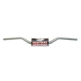 RENTHAL KIEROWNICA 1,1/8 CALA (28,6MM) MX FATBAR HANDLEBAR GREY CR HIGH/RICKY JOHNSON KOLOR SZARY GĄBKĄ