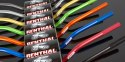 RENTHAL KIEROWNICA 1,1/8 CALA (28,6MM) MX FATBAR HANDLEBARS RED RC SX/SXF 06-09, SUZUKI RM/RMZ 06-13 KOLOR CZERWONY Z GĄBKĄ