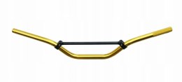 ACCEL KIEROWNICA ALUMINIOWA Z POPRZECZKĄ (22,2MM) MX WZMACNIANA KOLOR ZŁOTY (SZER. 800MM, WYS. 71MM)