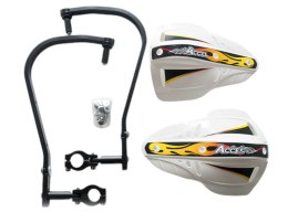 ACCEL OSŁONY RĄK (HANDBARY) Z MOCOWANIEM ALUMINIOWYM ENDURO 22MM (HG- KOLOR CZARNY, SD- KOLOR BIAŁY)