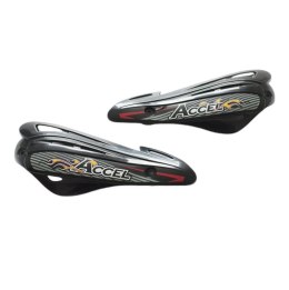 ACCEL ZAMIENNE LISTKI DO OSŁON RĄK (HANDBAR) HGS 10,11,12 KOLOR CZARNY - PROMOCJA