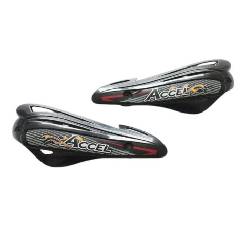 ACCEL ZAMIENNE LISTKI DO OSŁON RĄK (HANDBAR) HGS 10,11,12 KOLOR CZARNY - PROMOCJA
