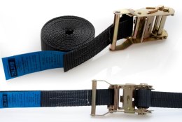 BIKETEC PAS TRANSPORTOWY 35MM/3MB Z NAPINACZEM 1- CZĘŚCIOWY KOLOR CZARNY (HOMOLOGACJA)