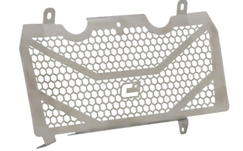 CROSSPRO NOWOŚĆ OSŁONA CHŁODNICY PRZEDNIA APRILIA TUAREG 660 '22- KOLOR SREBRNY (STAL NIERDZEWNA)