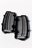 FM-PARTS OSŁONY CHŁODNICY (KRATKI) ALUMINIUM KTM/HUSQVARNA/GAS GAS '20-'25 TBI / TPI KOLOR CZARNY