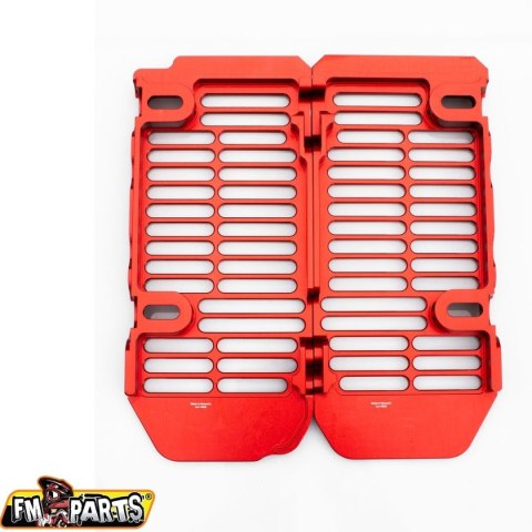FM-PARTS OSŁONY CHŁODNICY (KRATKI) ALUMINIUM RIEJU MR '21-'23 KOLOR CZERWONY