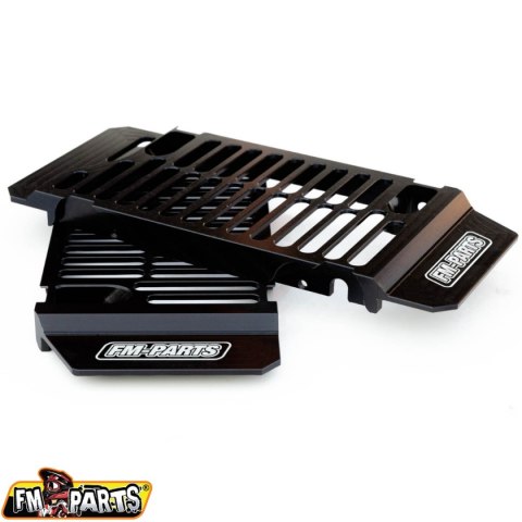 FM-PARTS OSŁONY CHŁODNICY (KRATKI) ALUMINIUM SHERCO '14-'24 KOLOR CZARNY