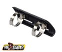 FM-PARTS UNIWERSALNA OSŁONA KOLEKTORA WYDECHOWEGO 4T CZARNA