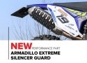 POLISPORT OSŁONA TŁUMIKA UNIWERSALNA ARMADILLO EXTREM SILENCER GUARD KOLOR NIEBIESKI