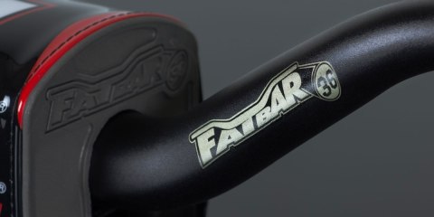 RENTHAL KIEROWNICA (36MM) MX FATBAR 36 HANDLEBAR BLACK KTM SX/SX-F, SUZUKI RM/RM-Z, YAMAHA YZ-F PADDED KOLOR CZARNY Z GĄBKĄ