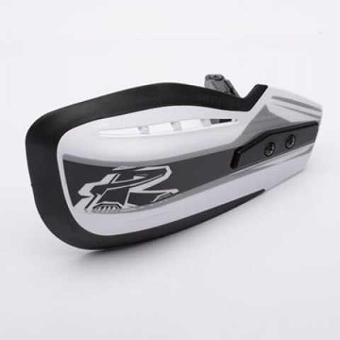 RENTHAL MX ZESTAW NAKLEJEK OSŁONY RĄK (HANDBARY) (LISTKI) KOLOR BIAŁY SZARY