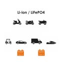 BIKETEC ŁADOWARKA INTELIGENTNA DO AKUMULATORÓW LITOWO-JONOWYCH LITHIUM, LI-ION, LIFEPO4 W MOTOCYKLACH ,SAMOCHODACH, SKUTERACH I 
