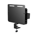 BIKETEC MONTOWANA NA BIURKO OBROTOWA TABLICA Z PIONOWYM ORGANIZEREM STAL MALOWANA PROSZKOWO KOLOR CZARNY