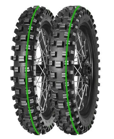 MITAS OPONA 120/90-18 TERRA FORCE-EX XT SUPER LIGHT 65M TT TYŁ (ZIELONY PASEK) DOT 24/2023 (zamiennik:70000224)