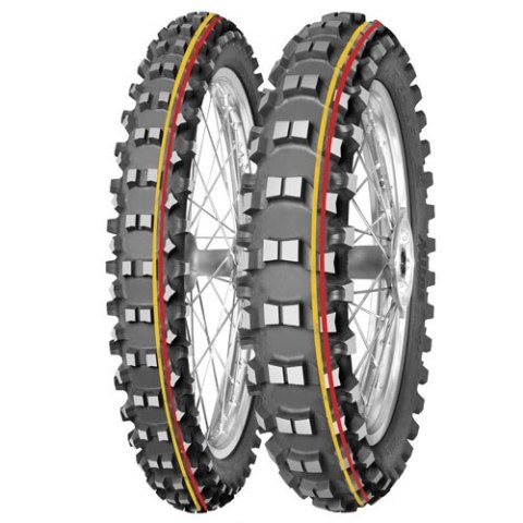 MITAS OPONA 60/100-12 TERRA FORCE MX-SM SOFT/MEDIUM 36J TT PRZÓD (CZERWONY/ŻÓŁTY PASEK) DOT 2022 (DOT:JDDD) (26037) (ZAMIENNIK:7