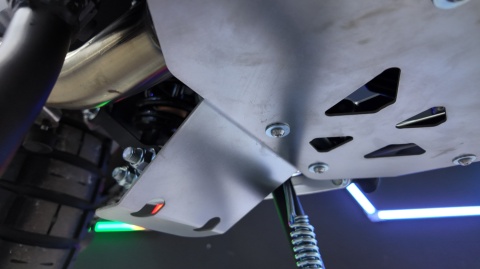 Osłona silnika VOGE DS 800 Rally GPR TECH Titanium Skid plate