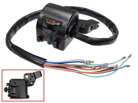 PSYCHIC PRZEŁĄCZNIK ZESPOLONY ŚWIATEŁ, KIERUNKOWSKAZÓW, SYGNAŁU NA KIEROWNICĘ HONDA CB 750K STRONA LEWA