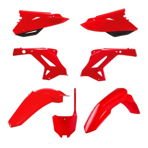 POLISPORT KOMPLET PLASTIKÓW HONDA CR 125/250 '02-'07 (RESTYLING NA MODEL 2022) KOLOR OEM (CZERWONO CZARNY)