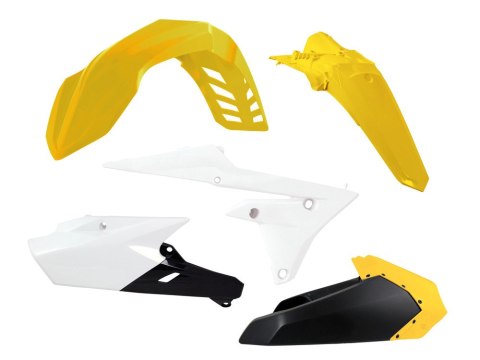 RACETECH (RTECH) KOMPLET PLASTIKÓW YAMAHA WRF 250 (15-19), WRF 450 (16-19) KOLOR BIAŁY CZARNY ŻÓŁTY LIMITED EDITION - WYPRZEDAŻ