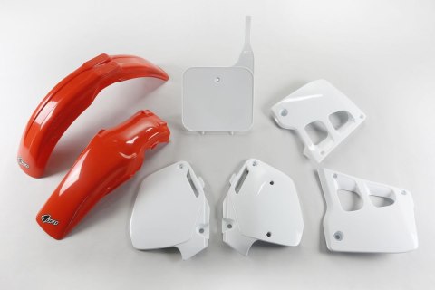 UFO KOMPLET PLASTIKÓW HONDA CR 125 '91-'92, CR 250 '90-'91, KOLOR OEM (CZERWONY/BIAŁY) (HO097E999)