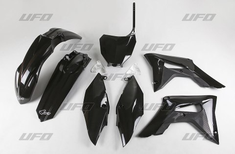 UFO KOMPLET PLASTIKÓW HONDA CRF 250R '18-'21, CRF 450R '17-'20 KOLOR CZARNY(HO119E001)