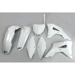 UFO KOMPLET PLASTIKÓW HONDA CRF 250RX '19-21, CRF 450RX '17-20, KOLOR BIAŁY (HO120E041)
