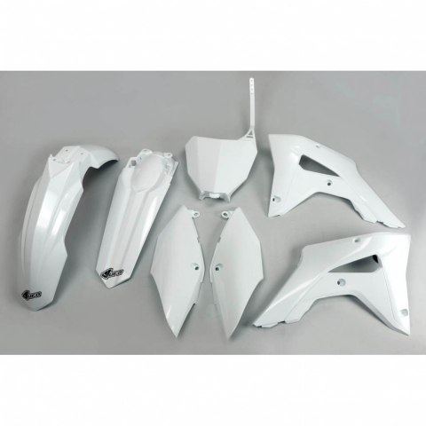 UFO KOMPLET PLASTIKÓW HONDA CRF 250RX '19-21, CRF 450RX '17-20, KOLOR BIAŁY (HO120E041)