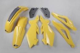 UFO KOMPLET PLASTIKÓW HUSQVARNA TC 125/250 '05-07 KOLOR ŻÓŁTY / SZARY (HU602E103)