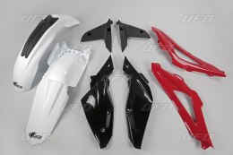 UFO KOMPLET PLASTIKÓW HUSQVARNA TC 4T '08-'10 KOLOR OEM (BIAŁY/CZERWONY/CZARNY) (HU607E999)