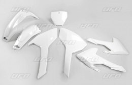 UFO KOMPLET PLASTIKÓW HUSQVARNA TC/FC 125/250/300/350/450 '16-'18 (Z WYJĄTKIEM TC 250 '16) KOLOR OEM '17 (BIAŁY) (HU616E041)