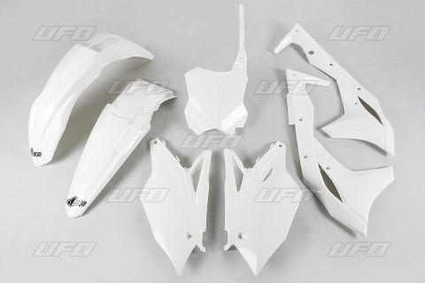 UFO KOMPLET PLASTIKÓW KAWASAKI KXF 250 '17 KOLOR BIAŁY (KA224E047)