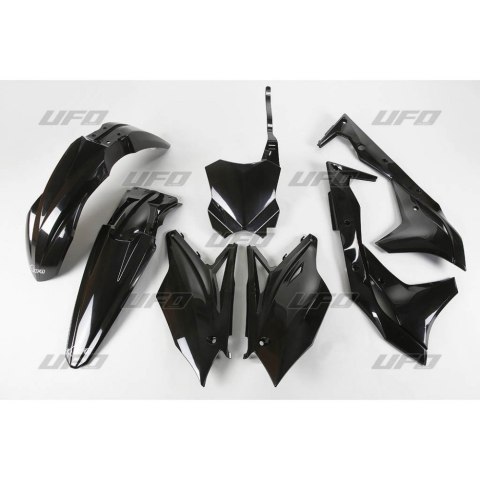 UFO KOMPLET PLASTIKÓW KAWASAKI KXF 250 '18-'20 KOLOR CZARNY (KA225E001)