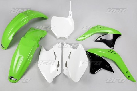 UFO KOMPLET PLASTIKÓW KAWASAKI KXF 450 '06-'08, KOLOR OEM (ZIELONY/BIAŁY) (KA209E999)