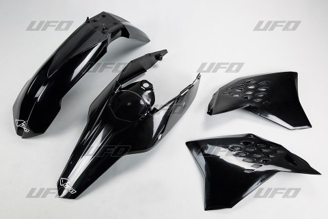 UFO KOMPLET PLASTIKÓW KTM EXC '09-'10 KOLOR CZARNY (KT511E001)