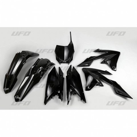 UFO KOMPLET PLASTIKÓW SUZUKI RMZ 250 '19-'25, RMZ 450 '18-'25 KOLOR CZARNY (SU418E001)