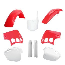 POLISPORT KOMPLET PLASTIKÓW (FULL KIT) HONDA CR 500 '95-'00 W ZESTAWIE TABLICA PRZEDNIA (8680800001) I OSŁONY AMORTYZARORÓW (839