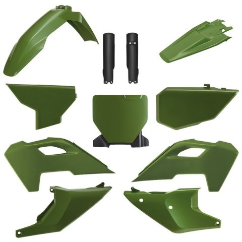 POLISPORT KOMPLET PLASTIKÓW (FULL KIT) HUSQVARNA TC/FC '23-'24 W ZESTAWIE TABLICA PRZEDNIA (8671700004) I OSŁONY AMORTYZARORÓW (