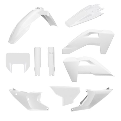 POLISPORT KOMPLET PLASTIKÓW (FULL KIT) HUSQVARNA TE/FE '26 W ZESTAWIE OSŁONA LAMPY PRZEDNIEJ (8681500001) I OSŁONY AMORTYZATORÓW