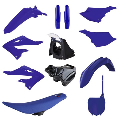 POLISPORT KOMPLET PLASTIKÓW YAMAHA YZ 125/250 '02-'21 (RESTYLING NA MODEL 2022) (ZAWIERA ZBIORNIK PALIWA; SIEDZENIE KOMPLETNE; A
