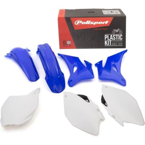 POLISPORT KOMPLET PLASTIKÓW YAMAHA YZ 250F '06-'07; YZ 450F '06-'07 W ZESTAWIE TABLICA PRZEDNIA (8658100001) KOLOR NIEBIESKI BIA