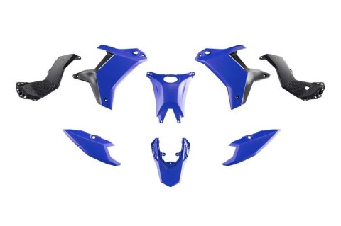 RACETECH (RTECH) 2025/12 KOMPLET PLASTIKÓW (BEZ PRZEDNIEGO BŁOTNIKA) T7 YAMAHA TENERE 700 '25-'26 KOLOR NIEBIESKI / CZARNY