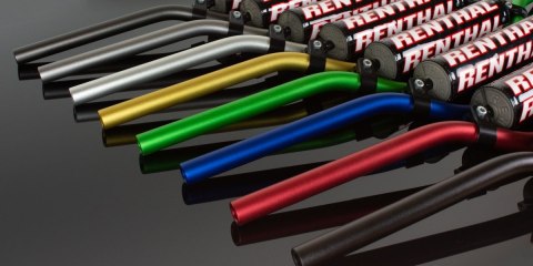 RENTHAL KIEROWNICA 7/8 CALA (22MM) MX HANDLEBAR BLACK ENDURO HIGH PADDED KOLOR CZARNY Z GĄBKĄ