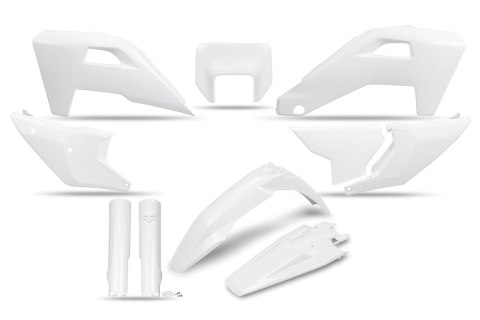UFO 2025/11 KOMPLET PLASTIKÓW (FULL KIT) Z OSŁONAMI TELESKOPÓW (AMORTYZATORÓW) HUSQVARNA FE 250 / 350 / 450 / 501 '25-'26, TE 25