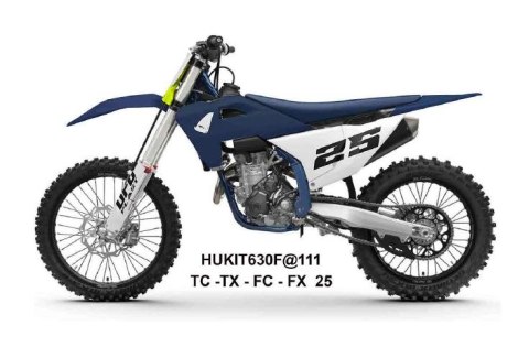 UFO 2025/11 KOMPLET PLASTIKÓW (FULL KIT) Z OSŁONAMI TELESKOPÓW (AMORTYZATORÓW) HUSQVARNA TC 125 / 150 / 250 / 300 '25-'26, TX 30