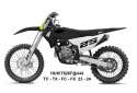 UFO 2025/11 KOMPLET PLASTIKÓW (FULL KIT) Z OSŁONAMI TELESKOPÓW (AMORTYZATORÓW) HUSQVARNA TC 125 / 250 '23-'24, FC 250 / 350 / 45