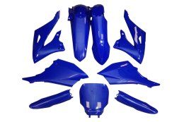 UFO 2025/11 KOMPLET PLASTIKÓW (FULL KIT) Z OSŁONAMI TELESKOPÓW (AMORTYZATORÓW) YAMAHA YZ 125 / 250 '22-'26 KOLOR NIEBIESKI - RES