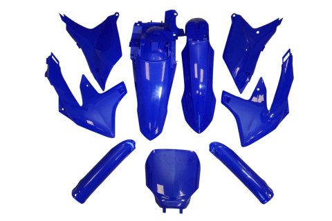 UFO 2025/11 KOMPLET PLASTIKÓW (FULL KIT) Z OSŁONAMI TELESKOPÓW (AMORTYZATORÓW) YAMAHA YZF 250 '24-'26, KOLOR NIEBIESKI